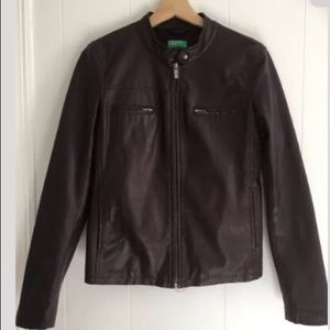 United Colors Of Benetton Vegan Motocycle Jacket.